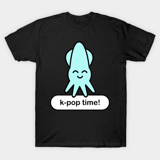 Cute Squid | K-Pop Time T-Shirt by MeatMan